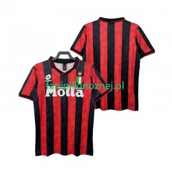 Koszulka AC Milan 1993 Retro 1994 Domowa Krótkie Rękawy ,Męska