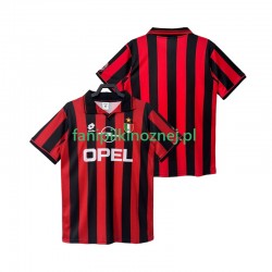 Koszulka AC Milan 1996 1997 Retro Domowa Krótkie Rękawy ,Męska