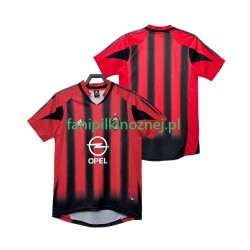 Koszulka AC Milan 2005 Retro 2004 Domowa Krótkie Rękawy ,Męska