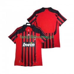 Koszulka AC Milan 2007 Retro 2008 Domowa Krótkie Rękawy ,Męska
