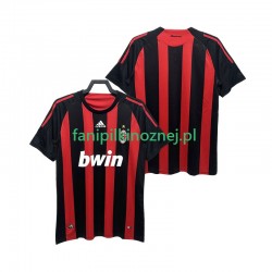 Koszulka AC Milan 2009 Retro 2008 Domowa Krótkie Rękawy ,Męska