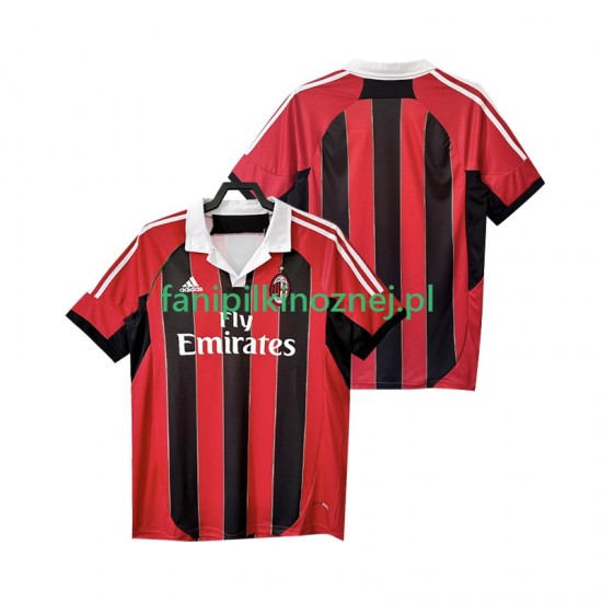 Koszulka AC Milan 2012 2013 Retro Domowa Krótkie Rękawy ,Męska