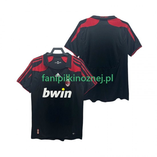 Koszulka AC Milan 2007 Retro 2008 Trzeci Krótkie Rękawy ,Męska