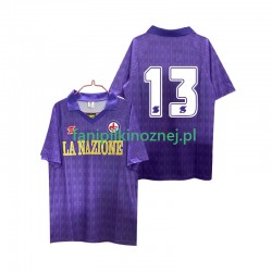 Koszulka Fiorentina 13 1989 1990 Retro Domowa Krótkie Rękawy ,Męska