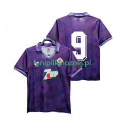 Koszulka Fiorentina 9 1992 1993 Retro Domowa Krótkie Rękawy ,Męska