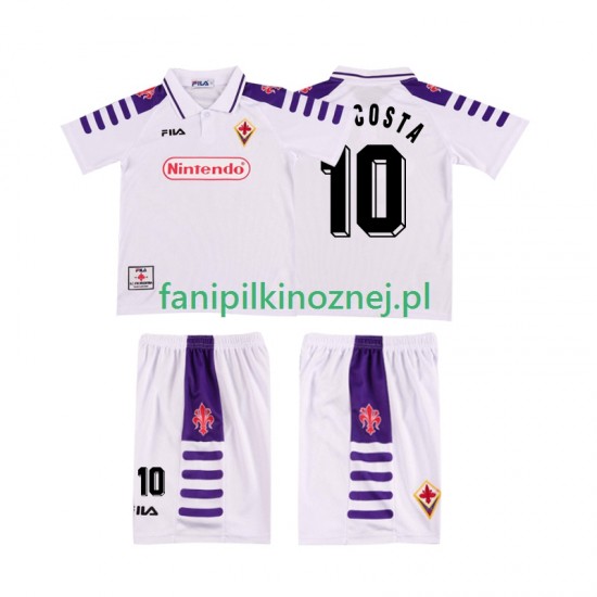 Koszulka Fiorentina RUI COSTA 10 Retro 1998 1999 Wyjazdowa Krótkie Rękawy ,Dziecięca