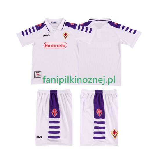 Koszulka Fiorentina Retro 1998 1999 Wyjazdowa Krótkie Rękawy ,Dziecięca