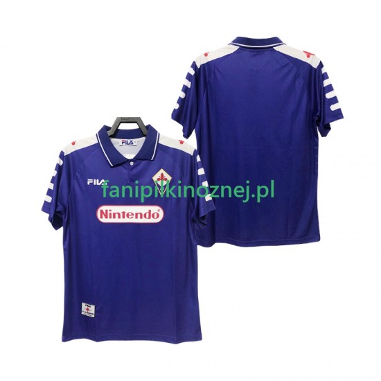 Koszulka Fiorentina Retro 1998 1999 Domowa Krótkie Rękawy ,Męska