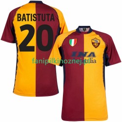 Koszulka AS Roma Batistuta 20 2000 2001 Retro Domowa Krótkie Rękawy ,Męska