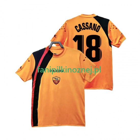Koszulka AS Roma CASSANO 18 2005 Retro 2006 Domowa Krótkie Rękawy ,Męska
