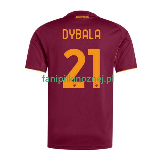 Koszulka AS Roma Dybala 21 2025-2026 Domowa Krótkie Rękawy ,Męska
