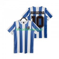 Koszulka Reprezentacji Argentyny MARADONA 10 1986 Retro Domowa Krótkie Rękawy ,Męska