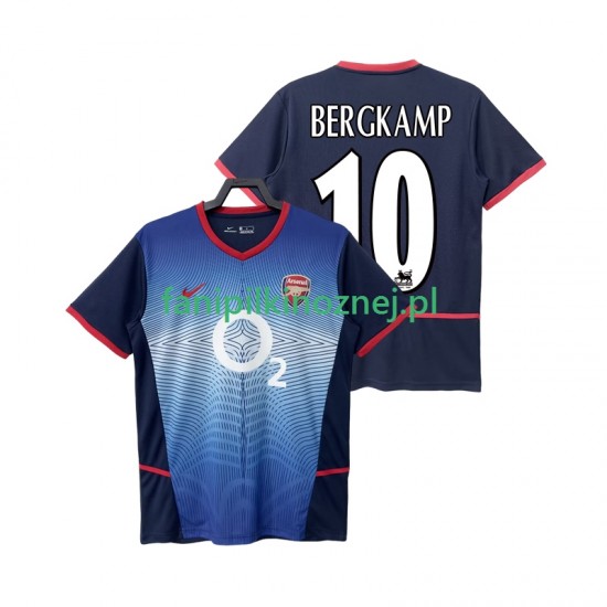 Koszulka Arsenal BERGKAMP 10 Retro 2004 2002 Wyjazdowa Krótkie Rękawy ,Męska