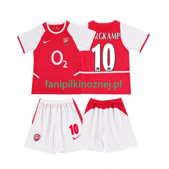 Koszulka Arsenal BERGKAMP 10 2003 Retro 2002 Domowa Krótkie Rękawy ,Dziecięca