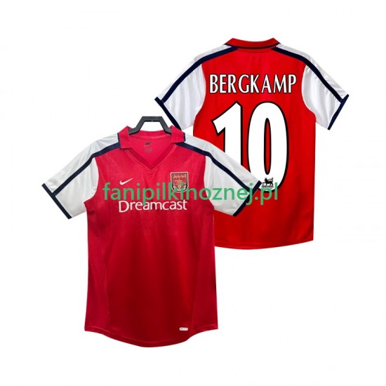 Koszulka Arsenal BERGKAMP 10 2001 Retro 2002 Domowa Krótkie Rękawy ,Męska