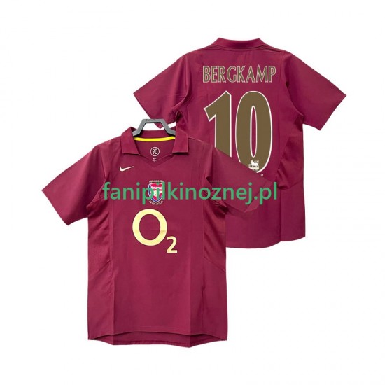 Koszulka Arsenal BERGKAMP 10 2005 Retro 2006 Domowa Krótkie Rękawy ,Męska