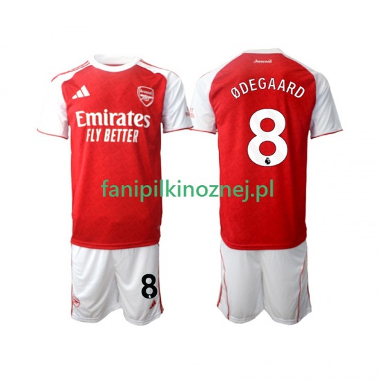 Koszulka Arsenal Martin Odegaard 8 2025-2026 Domowa Krótkie Rękawy ,Dziecięca