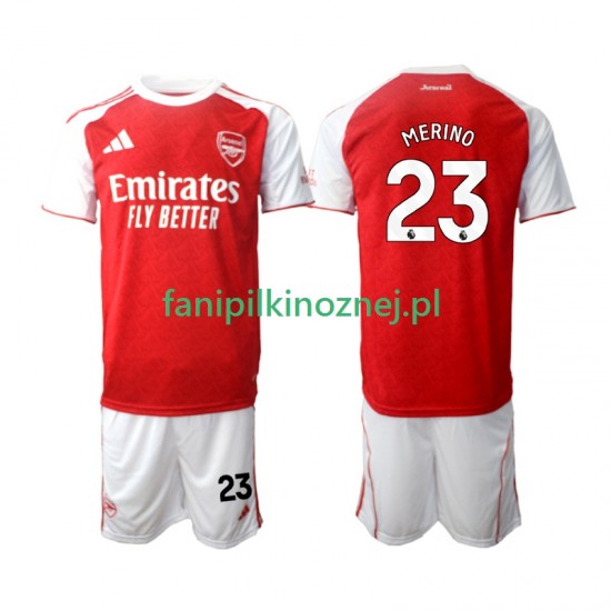 Koszulka Arsenal Merino 23 2025-2026 Domowa Krótkie Rękawy ,Dziecięca