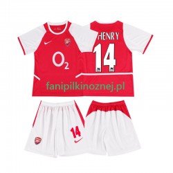 Koszulka Arsenal Thierry Henry 14 2003 Retro 2002 Domowa Krótkie Rękawy ,Dziecięca