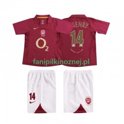 Koszulka Arsenal Thierry Henry 14 2005 Retro 2006 Domowa Krótkie Rękawy ,Dziecięca