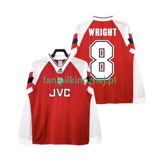 Koszulka Arsenal WRIGHT 8 192 Retro 1994 Domowa Długie Rękawy ,Męska
