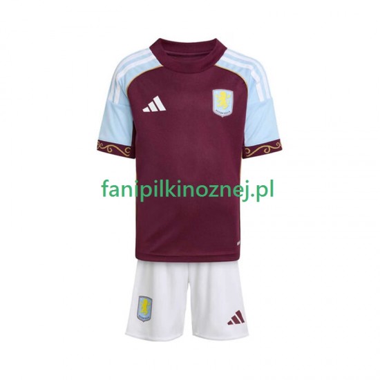 Koszulka Aston Villa 2025-2026 Domowa Krótkie Rękawy ,Dziecięca