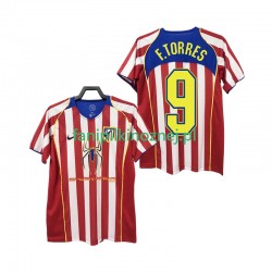 Koszulka Atlético Madryt F TORRES 9 2005 Retro 2004 Domowa Krótkie Rękawy ,Męska