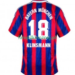 Koszulka Bayern Monachium Klinsmann 18 1995 1997 Retro Domowa Krótkie Rękawy ,Męska