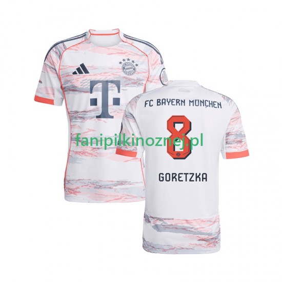 Koszulka Bayern Monachium Leon Goretzka 8 2025-2026 Wyjazdowa Krótkie Rękawy ,Męska