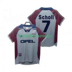 Koszulka Bayern Monachium Scholl 7 Retro 1998 1999 Trzeci Krótkie Rękawy ,Męska