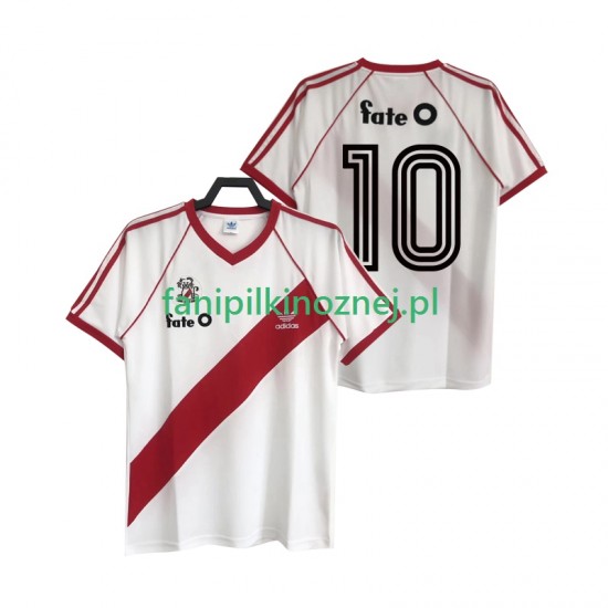 Koszulka CA River Plate 10 1986 Retro Domowa Krótkie Rękawy ,Męska