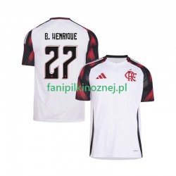 Koszulka CR Flamengo Bruno Henrique 27 2025-2026 Wyjazdowa Krótkie Rękawy ,Męska