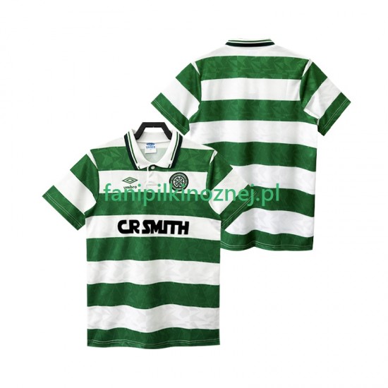 Koszulka Celtic FC 1989 1990 Retro Trzeci Krótkie Rękawy ,Męska