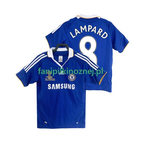 Koszulka Chelsea LAMPARD 8 2007 Retro 2008 Domowa Krótkie Rękawy ,Męska