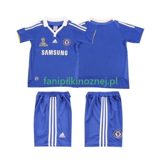 Koszulka Chelsea 2007 Retro 2008 Domowa Krótkie Rękawy ,Dziecięca