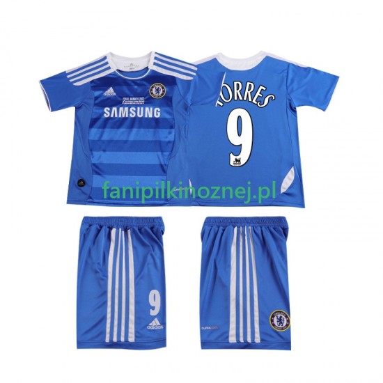 Koszulka Chelsea Torres 9 2012 Retro 2011 Domowa Krótkie Rękawy ,Dziecięca