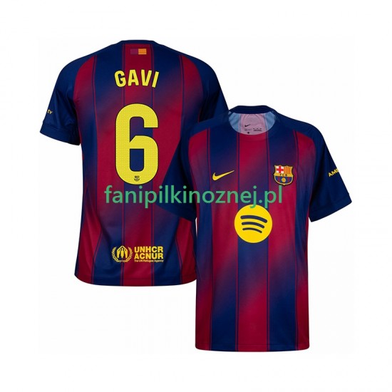 Koszulka FC Barcelona Gavi 6 2025-2026 Domowa Krótkie Rękawy ,Męska