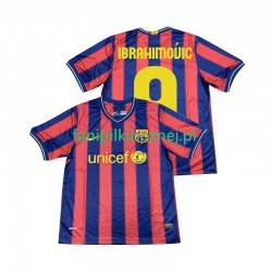 Koszulka FC Barcelona Ibrahimovic 9 2009 Retro 2010 Domowa Krótkie Rękawy ,Męska