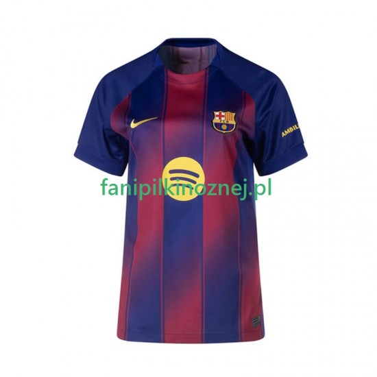 Koszulka FC Barcelona 2025-2026 Domowa Krótkie Rękawy ,Damska