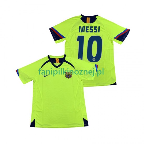 Koszulka FC Barcelona Lionel Messi 10 2005 Retro 2006 Wyjazdowa Krótkie Rękawy ,Męska