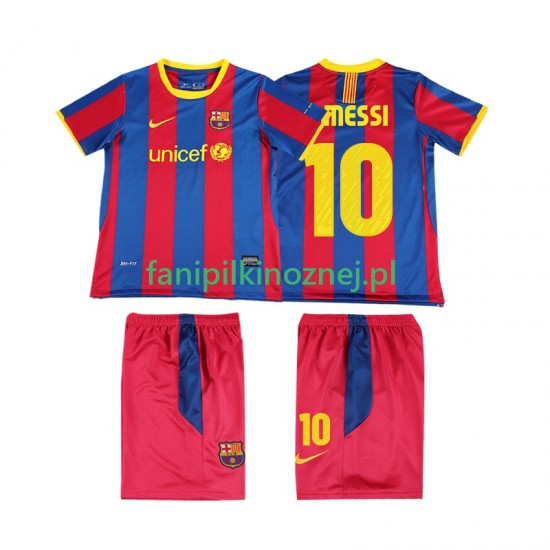 Koszulka FC Barcelona Lionel Messi 10 Retro 2011 2010 Domowa Krótkie Rękawy ,Dziecięca
