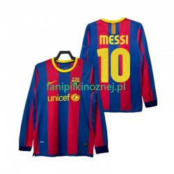 Koszulka FC Barcelona Lionel Messi 10 Retro 2011 2010 Domowa Długie Rękawy ,Męska