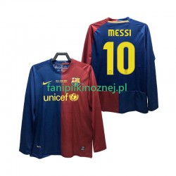 Koszulka FC Barcelona Lionel Messi 10 Champions League 2009 Retro 2008 Domowa Długie Rękawy ,Męska