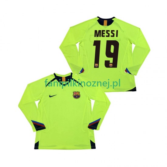 Koszulka FC Barcelona Lionel Messi 19 2005 Retro 2006 Wyjazdowa Długie Rękawy ,Męska