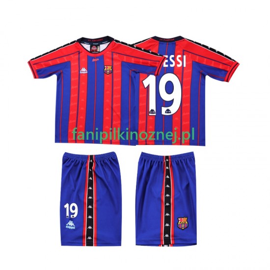 Koszulka FC Barcelona Lionel Messi 19 1997 Retro 1998 Domowa Krótkie Rękawy ,Dziecięca