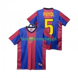 Koszulka FC Barcelona PUYOL 5 Retro 1998 1999 Domowa Krótkie Rękawy ,Męska