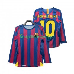 Koszulka FC Barcelona RONALDINHO 10 Champions League 2005 Retro 2006 Domowa Długie Rękawy ,Męska