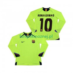 Koszulka FC Barcelona RONALDINHO 10 2005 Retro 2006 Wyjazdowa Długie Rękawy ,Męska
