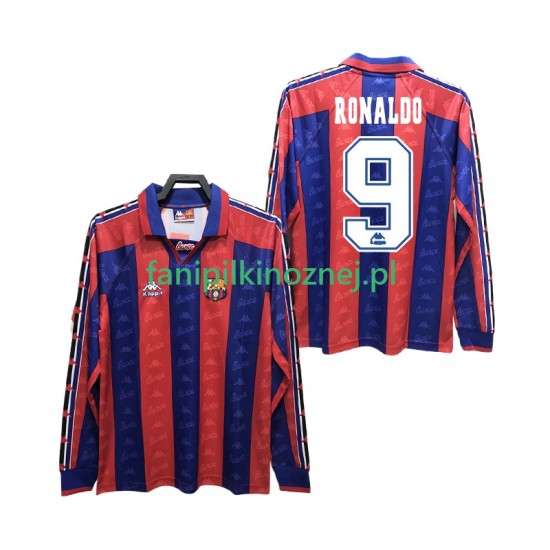 Koszulka FC Barcelona RONALDO 9 1996 1997 Retro Domowa Długie Rękawy ,Męska