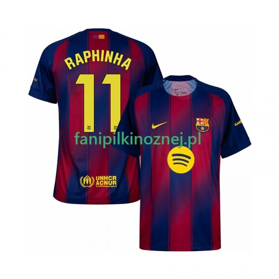 Koszulka FC Barcelona Raphinha 11 2025-2026 Domowa Krótkie Rękawy ,Męska